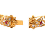 Venba 22K Gold Polki Bangle zaveribros.com