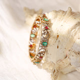 Anupama 18K Gold Uncut Diamond Bangle zaveribros.com
