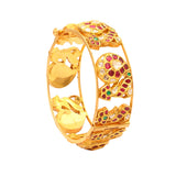 Reshmi 22K Gold Polki Bangle zaveribros.com