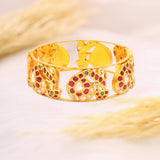 Reshmi 22K Gold Polki Bangle zaveribros.com