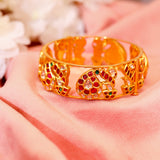 Reshmi 22K Gold Polki Bangle zaveribros.com