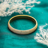 Subi 22K Gold Diamond Bangle zaveribros.com