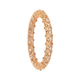 Floral 18K Gold Diamond Bangle zaveribros.com