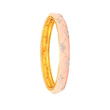 Meenakari 18K Gold Diamond Bangle zaveribros.com