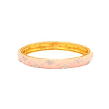 Meenakari 18K Gold Diamond Bangle zaveribros.com