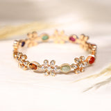 Rekha 18K Gold Diamond Bangle zaveribros.com