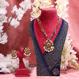 22k Gold Heritage Necklace Set (Copy) zaveribros.com
