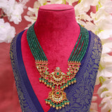 Maha 22K Polki Bridal Necklace zaveribros.com