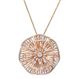Advika 18K Gold Diamond Pendant zaveribros.com