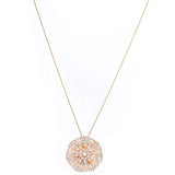 Advika 18K Gold Diamond Pendant zaveribros.com