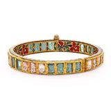 Emerald 18K Gold Diamond Bangle (Copy) zaveribros.com