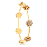 Avantika 22K Gold Diamond Bangle zaveribros.com