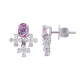 Blossoming Elegance Diamond Stud Earrings zaveribros.com