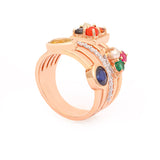 Bold Navratna Stack Ring 1 zaveribros.com