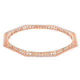 Gold Oval Green Gemstone Kids Bangle (Copy) zaveribros.com