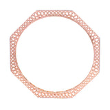 Gold Oval Green Gemstone Kids Bangle (Copy) zaveribros.com