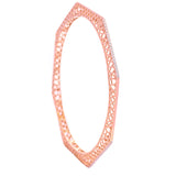 Gold Oval Green Gemstone Kids Bangle (Copy) zaveribros.com