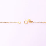 Cascading Brilliance 18K Gold Diamond Drop Necklace" zaveribros.com