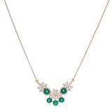 Garden of Glamour Diamond 18K Gold Necklace zaveribros.com