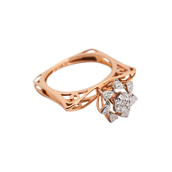 Flower Beauty Diamond Ring - zaveribros.com