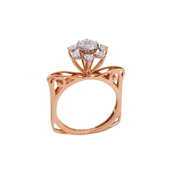 Flower Beauty Diamond Ring - zaveribros.com