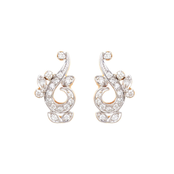 Glorious Diamond Stud Earrings - zaveribros.com