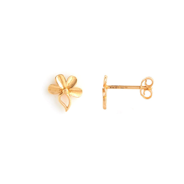 Blossom Gold Stud Earrings - zaveribros.com