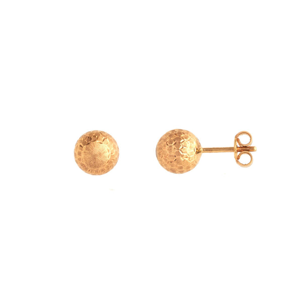 Charming Dot Gold Stud Earrings - zaveribros.com