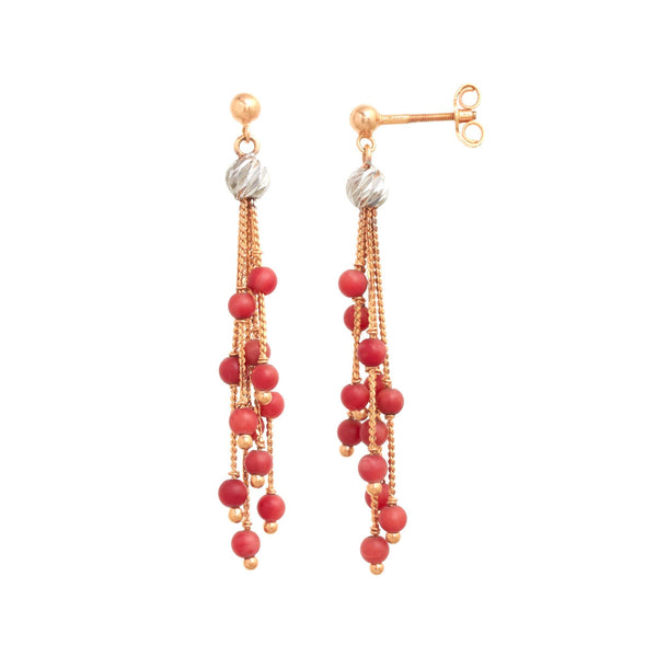 Ethereal Gold Tassel Earrings - zaveribros.com
