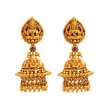 Traditional Goddess Gold Jhumkas - zaveribros.com