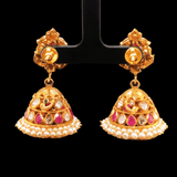 Traditional Poornima Polki Jhumkas freeshipping - zaveribros.com