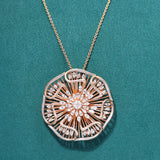 Advika 18K Gold Diamond Pendant zaveribros.com