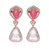 Renu 18K Uncut Diamond Drop Earrings zaveribros.com
