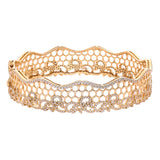 Regal Splendor 22K Gold Polki Heritage Bangle (Copy) zaveribros.com