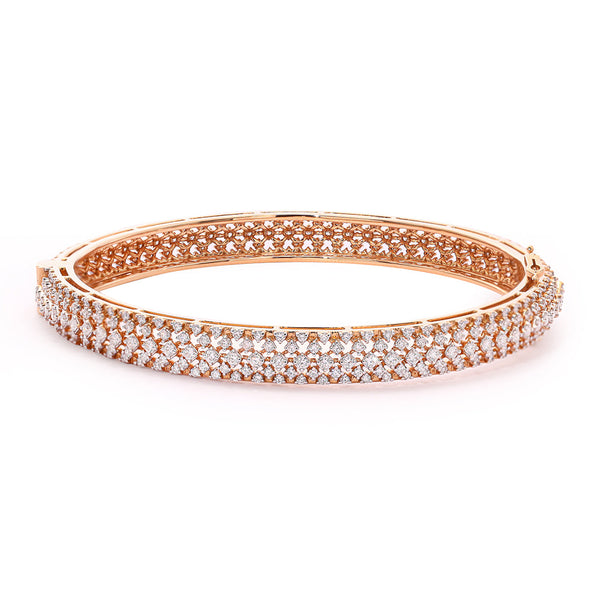 Abarna 18K Diamond Bangle zaveribros.com