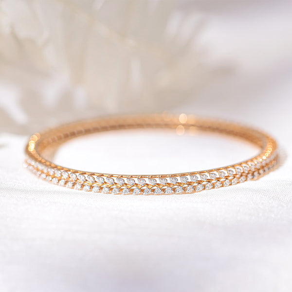 Luxe Diamond Eternity Bangle zaveribros.com