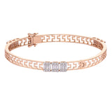 Geometric Grace Diamond Bangle zaveribros.com