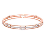 Twin Row Grace Diamond Bangle zaveribros.com