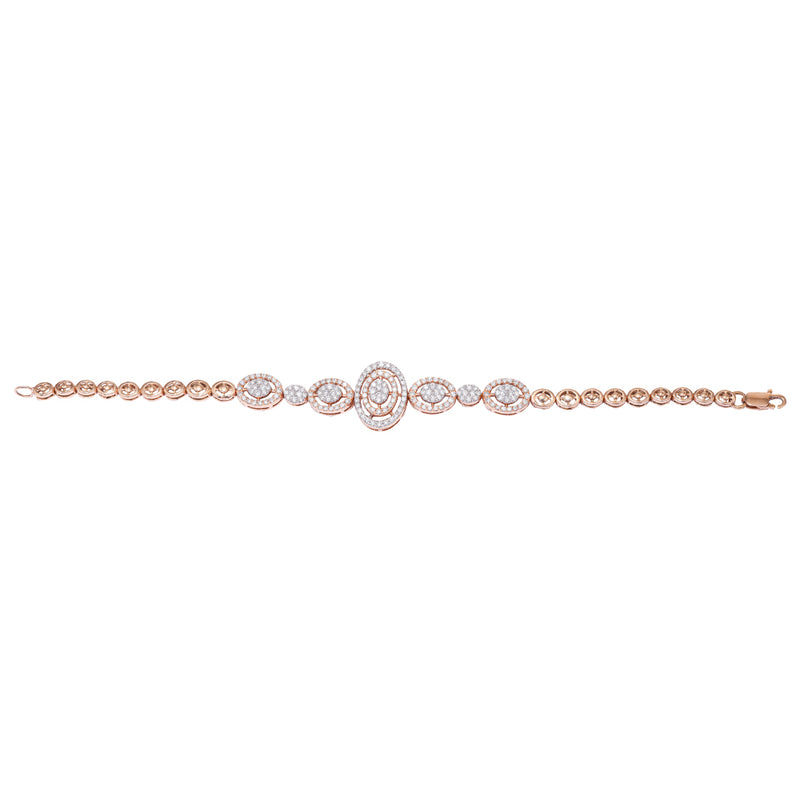 Elegant 18K Diamond Bracelet zaveribros.com