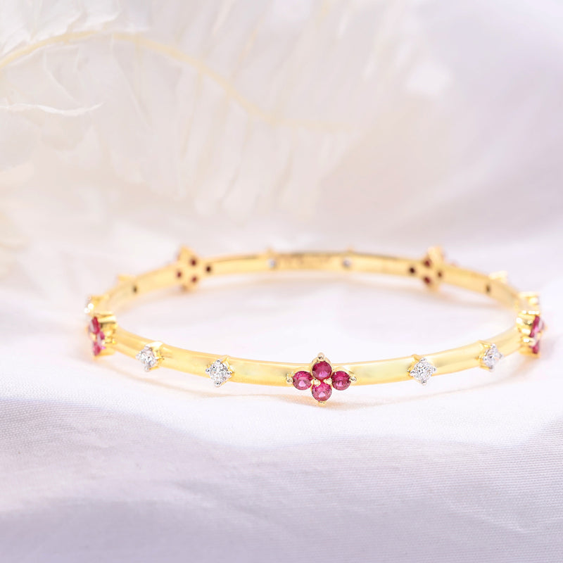 Ruby Radiance Diamond Bracelet zaveribros.com