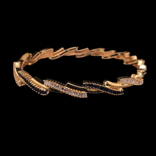 Gorgeous Sandra Colour Stone Diamond Bangle freeshipping - zaveribros.com