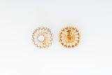 Majestic Gold Polki Diamond Clips zaveribros.com