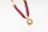 Royal Ruby Polki Necklace zaveribros.com