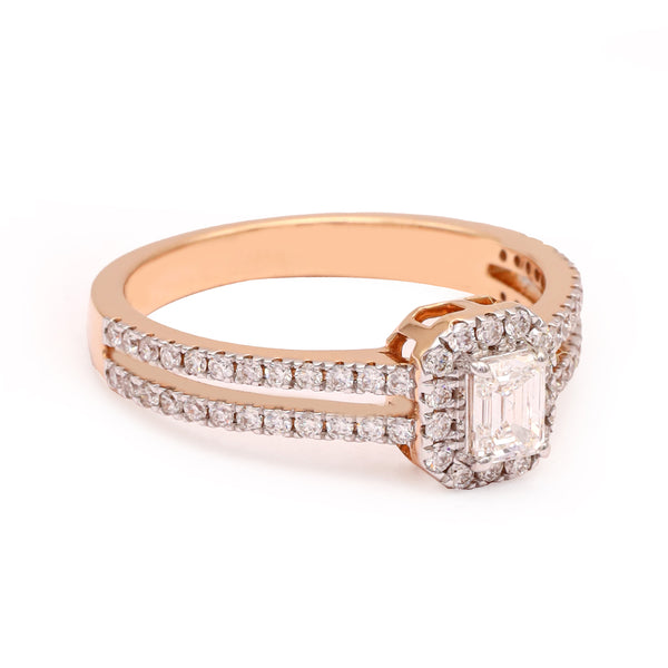 Solitaire Cascade Ring zaveribros.com