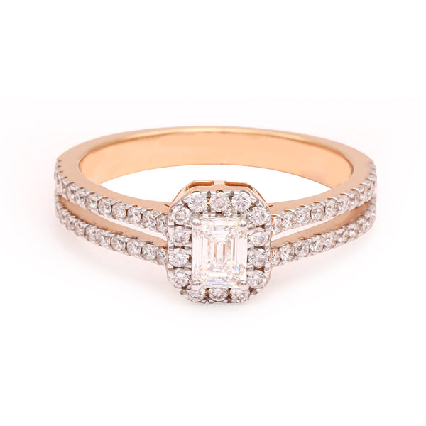 Solitaire Cascade Ring zaveribros.com