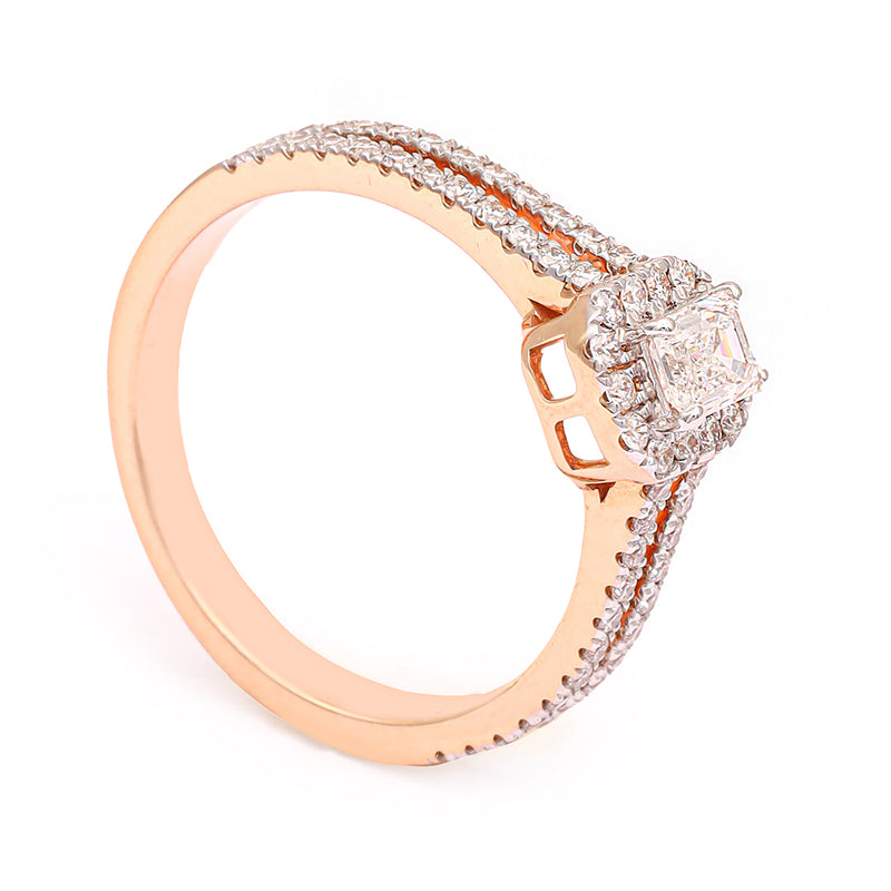 Solitaire Cascade Ring zaveribros.com