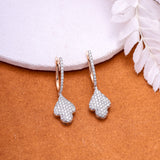 Luminous Grace Diamond Drop Earrings zaveribros.com