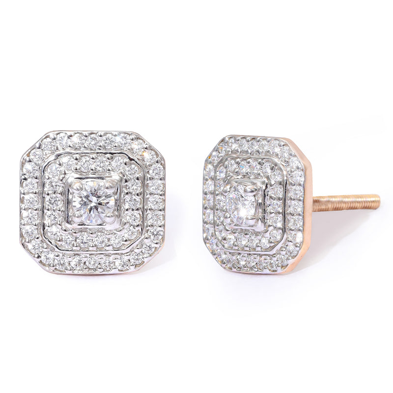 Radiant Diamond Earrings zaveribros.com