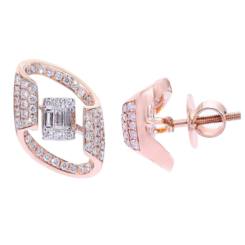 Timeless Allure Diamond Stud Earrings zaveribros.com