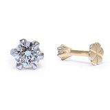 Eternal Sparkle Diamond Stud Earrings zaveribros.com